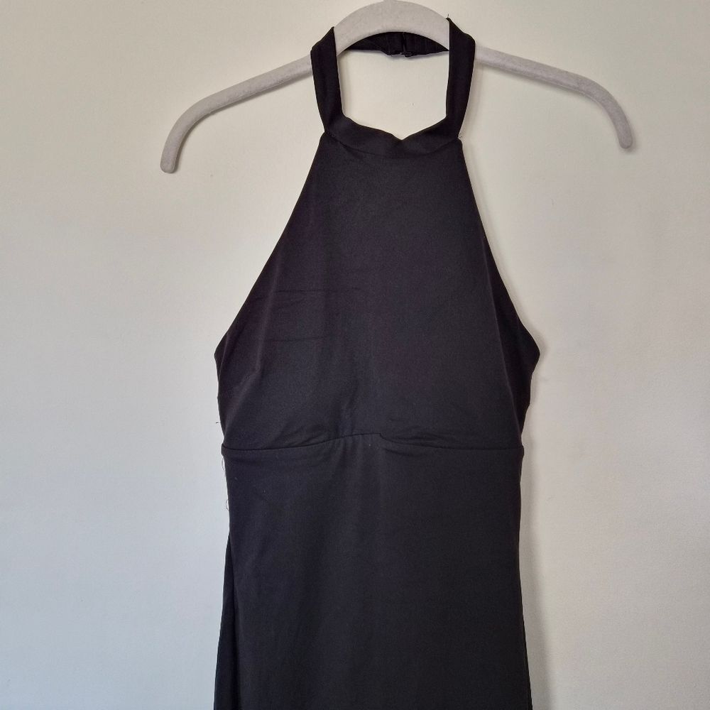 NWT Popilush Shapewear Body-Sculpting Halter Neck Jumpsuit Medium Black - Picture 4 of 16